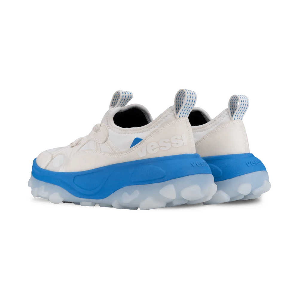 Women's Motu Sneaker - Off-White/Vessi Blue - Image 3