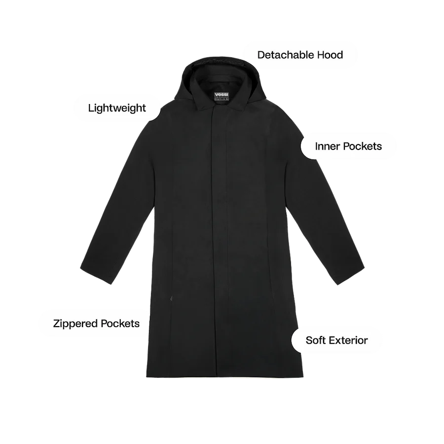 Women's Trinity Rain Jacket - Black - Image 4