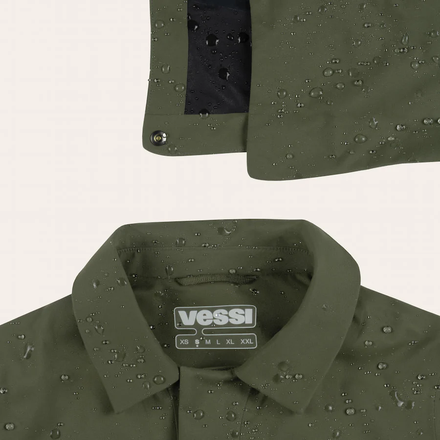 Women's Trinity Rain Jacket - Dark Moss - Image 3